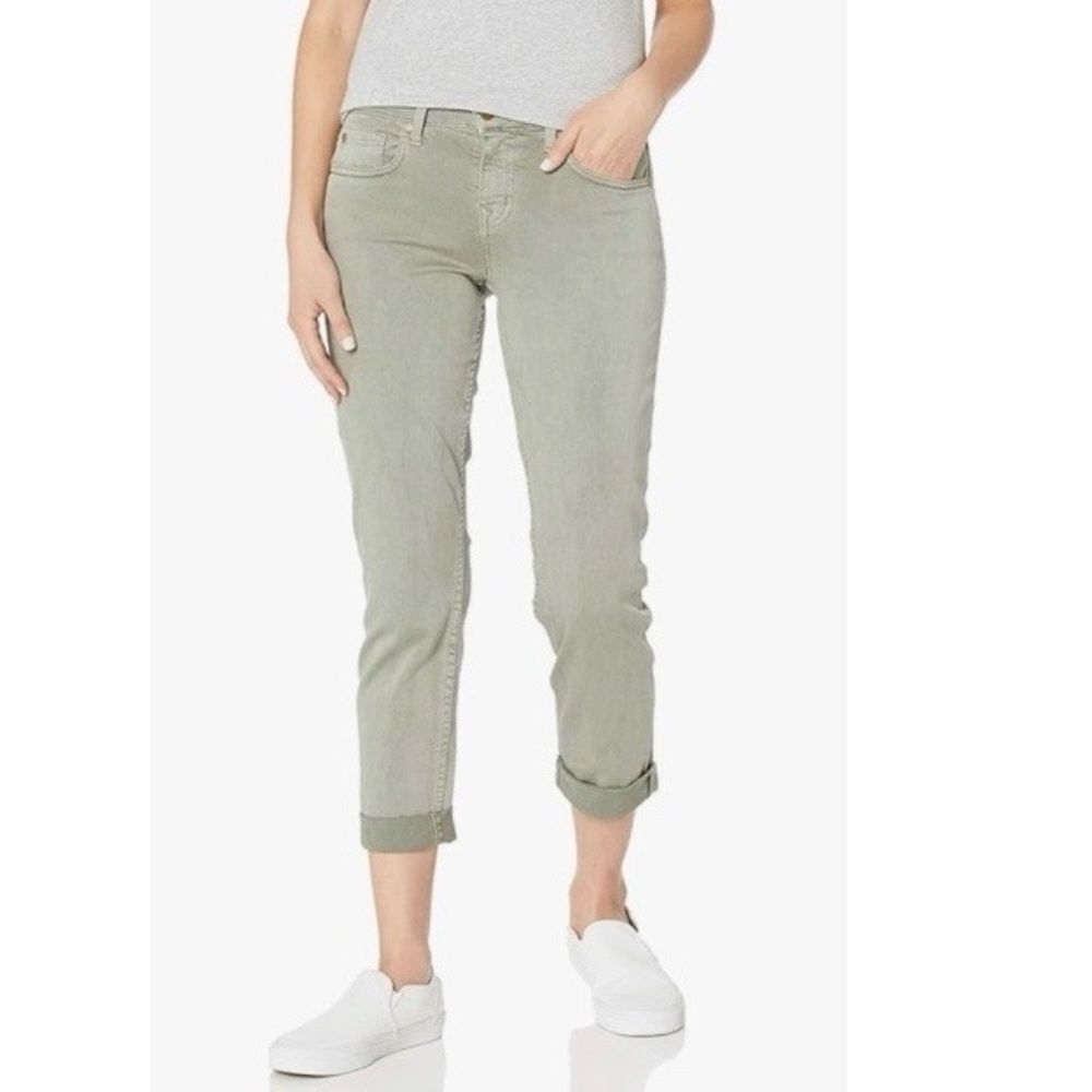 Level 99 Women's Lily 5-Pocket Jeans in Aloe Wash – Size 28